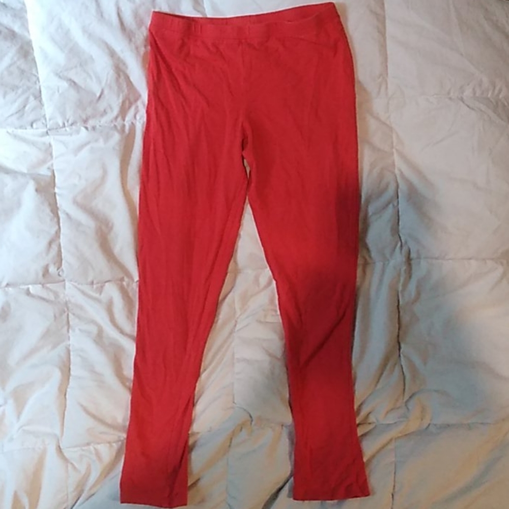 Orange leggings